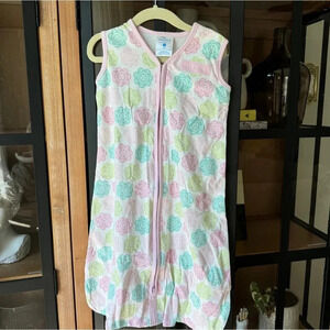 Halo sleeping sack zip up baby girl colorful pastel sleep sleeveless blanket